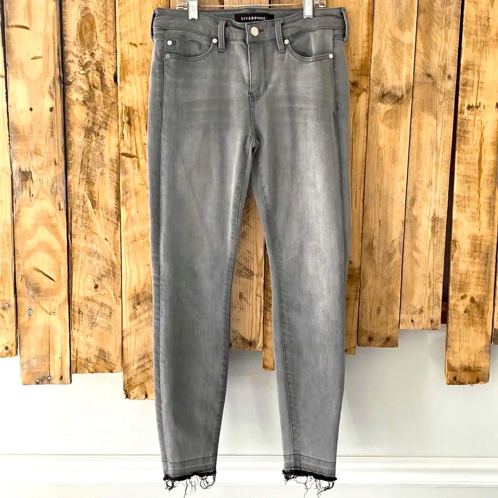 Liverpool | the Ankle Skinny Jeans | Size 10 / 30 | Aluminum Wash